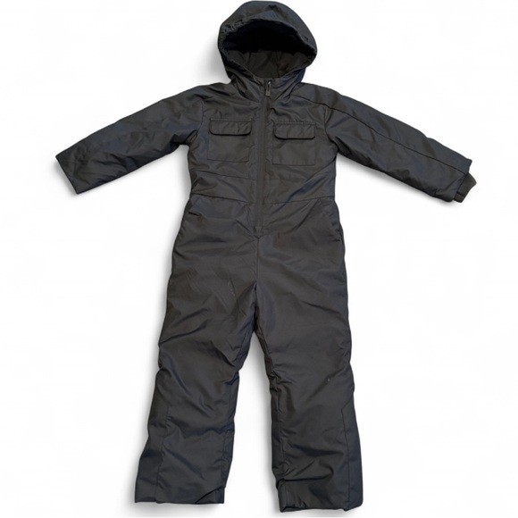 Kids Black Snowsuit  XS 4/5 - Picture 1 of 6